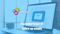 The importance of follow up emails